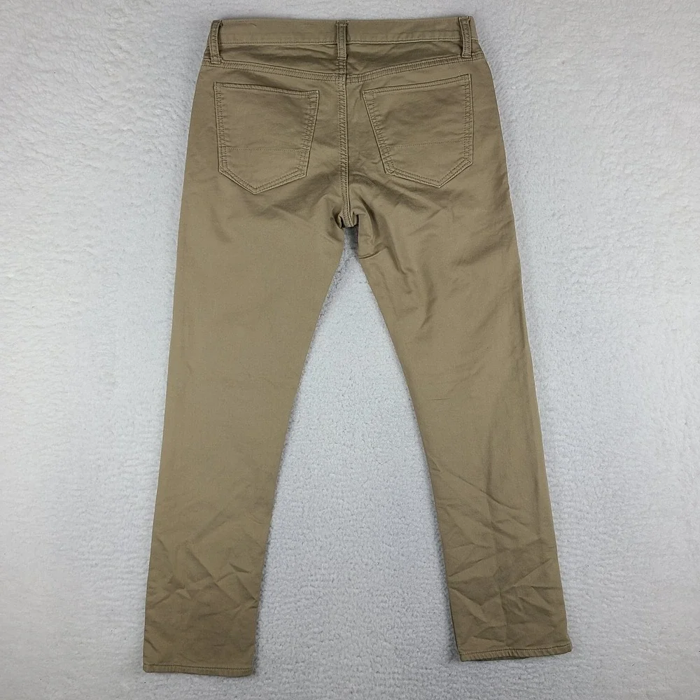 Banana Republic Travel‎ Jean Pants Mens 30x30 Beige Tan Slim Fit  Chino Khakis